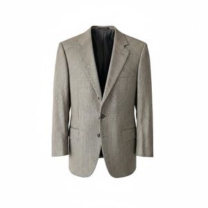 Men's Sulka 100% Wool Classic Houndstooth Blazer
